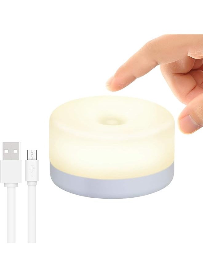 Baby Night Light, Rechargeable Mini Touch Light, Wireless LED Night Lights for Kids, Portable Bedside Lamp for Breastfeeding, Dimmable Nursery Lamp
