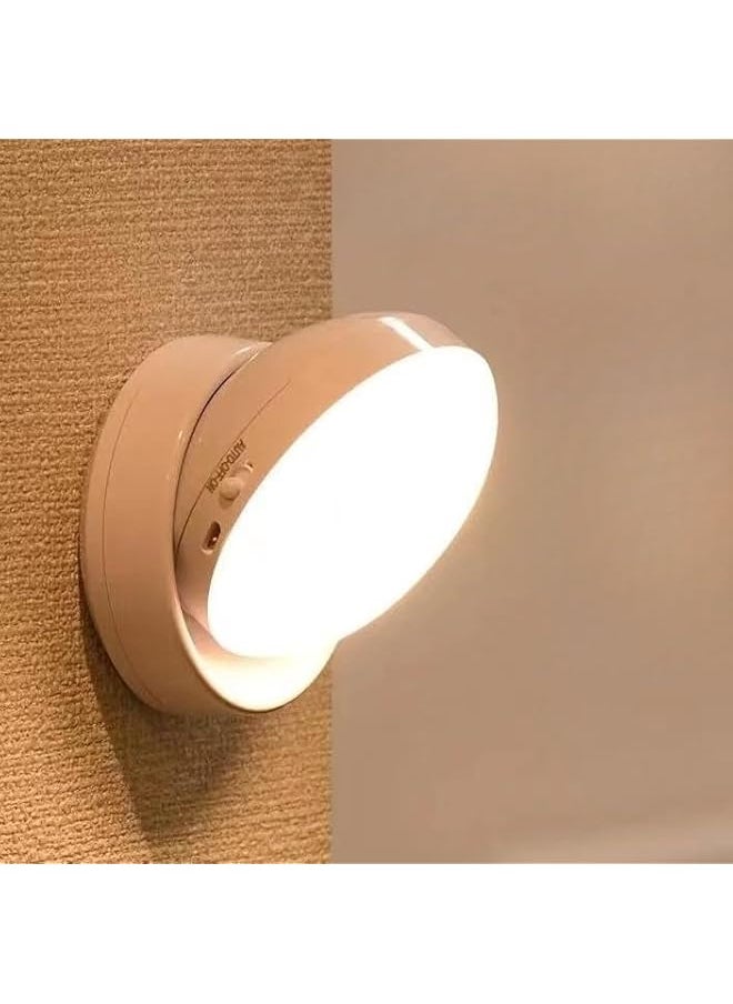 Sensor LED Night Light, Auto LED Sensor Night Light Auto On/Off Night Light Motion Sensor Light Smart Night Light Decorative Sensor Light for Bedroom with Removable Magnet Sheet Stick-On Night Light