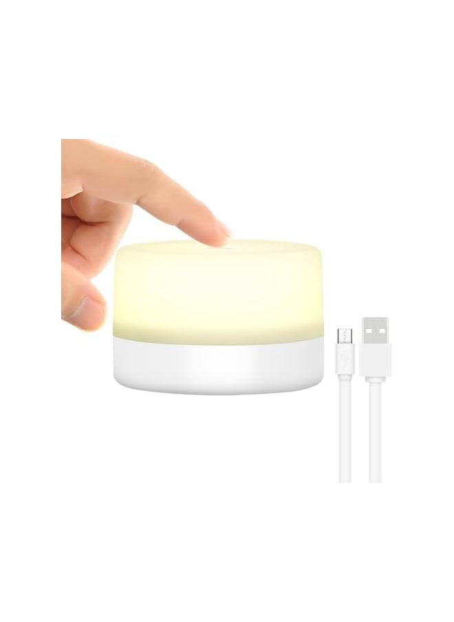 Bedside Lamp, Dimmable Touch Tap Light Novelty Light, Kids Children Adult LED Nightlight, Table Desk Atmosphere Decorative Mood Light Lamp, Bedroom Living Room Baby Nursery Night Light