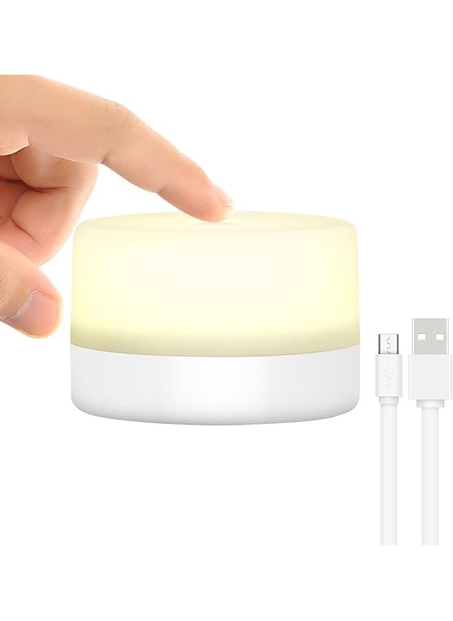 Bedside Lamp, Dimmable Touch Tap Light Novelty Light, Kids Children Adult LED Nightlight, Table Desk Atmosphere Decorative Mood Light Lamp, Bedroom Living Room Baby Nursery Night Light