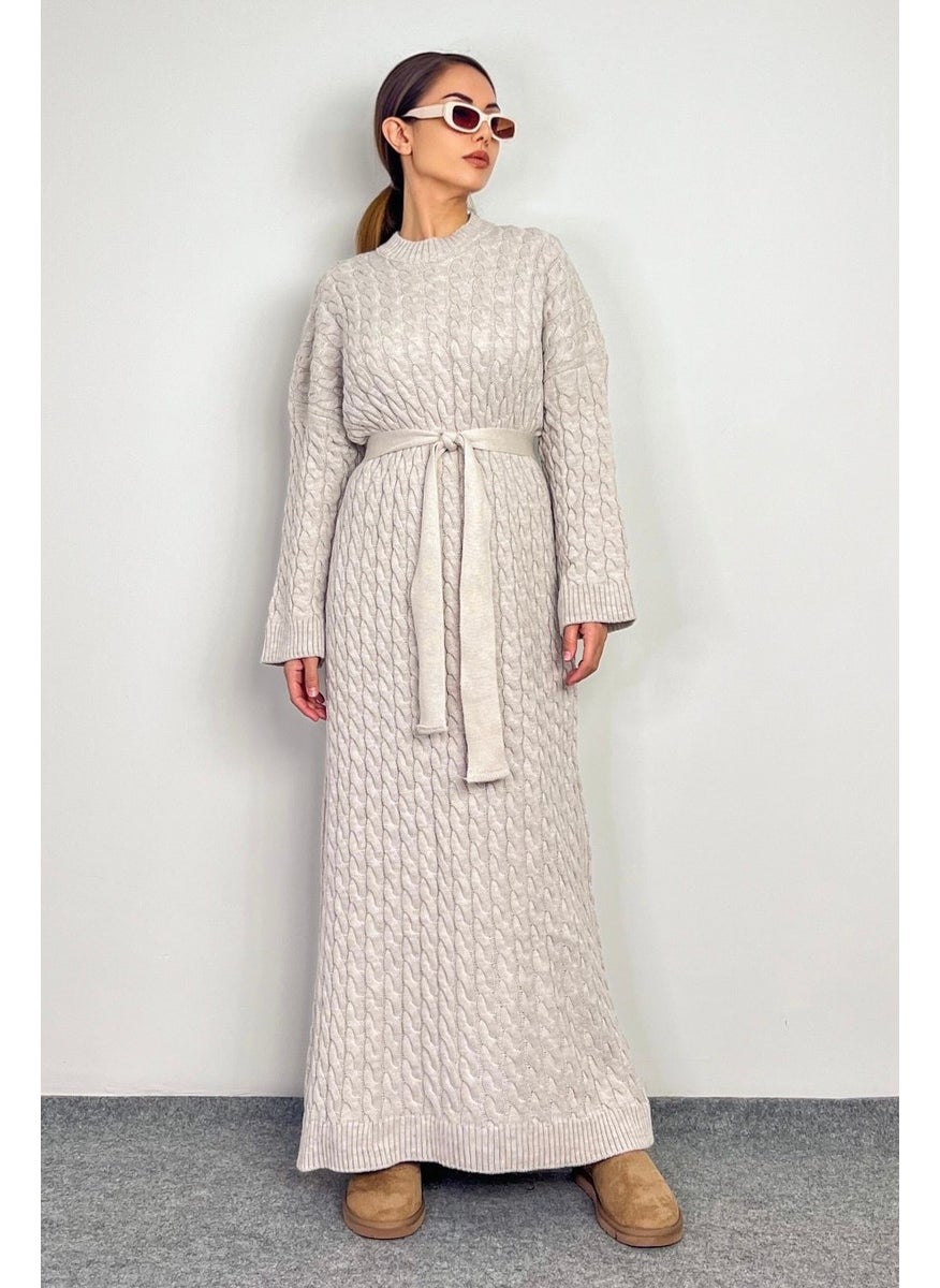 Belted Knit Dress
