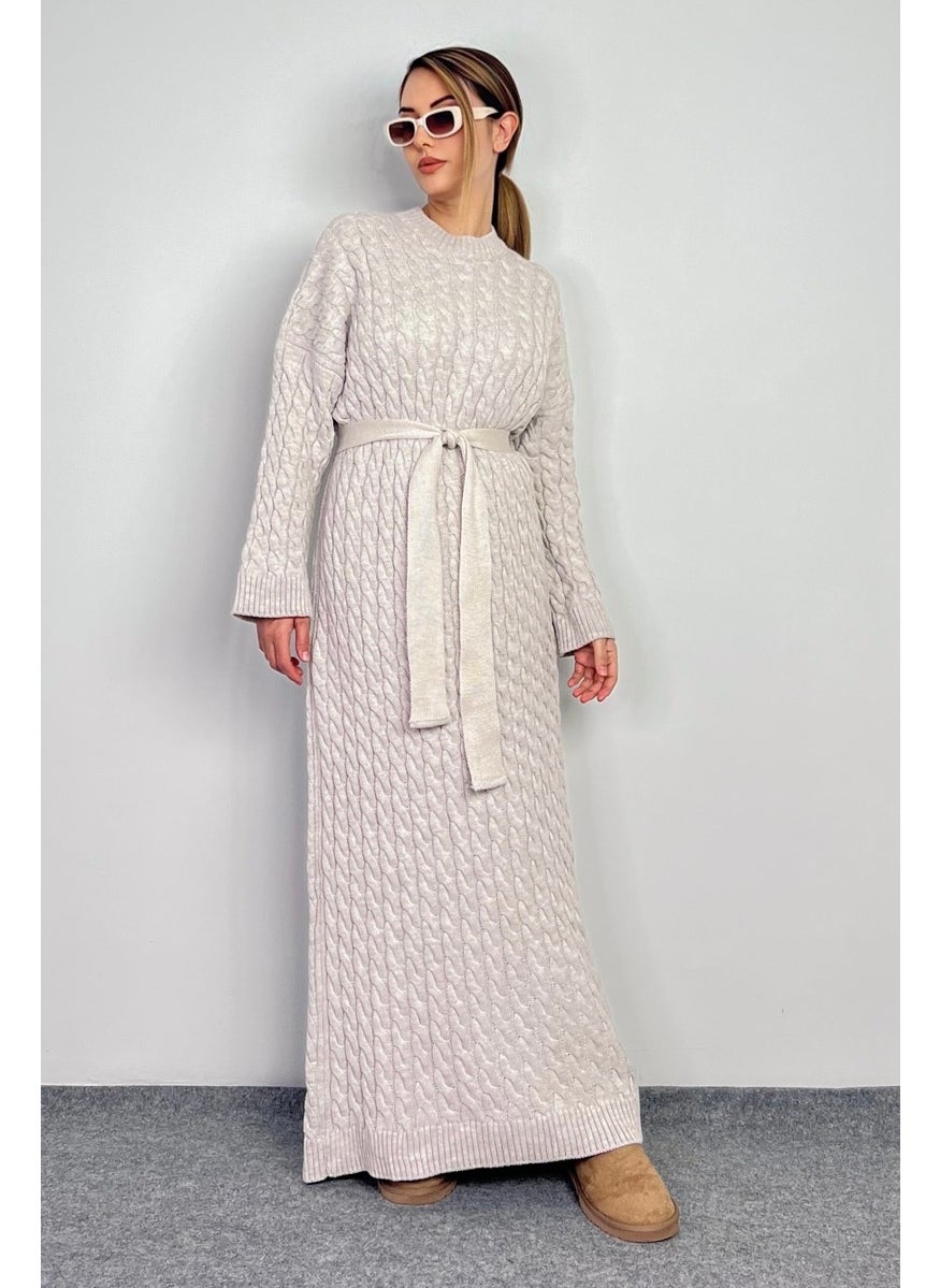 Belted Knit Dress