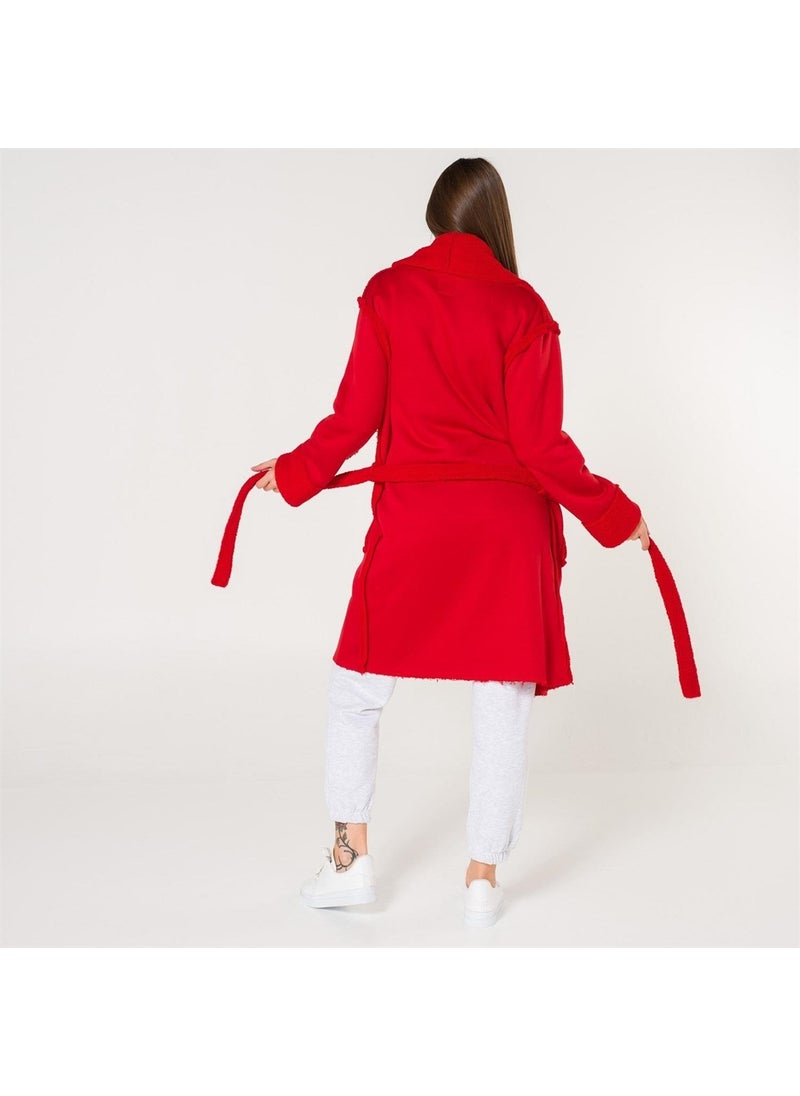 Sherpa Faux Wool Teddy Plush Women's Dressing Gown