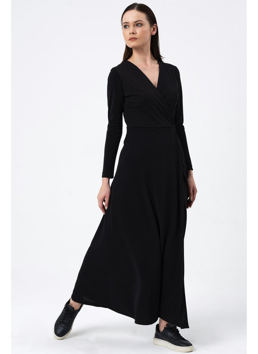 Double-breasted Maxi Dress (B22-403E)