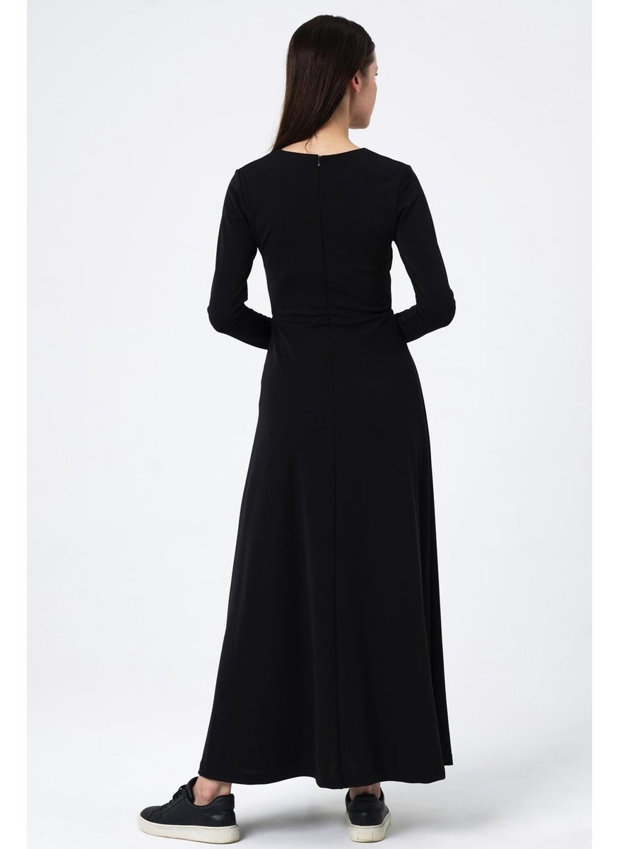 Double-breasted Maxi Dress (B22-403E)