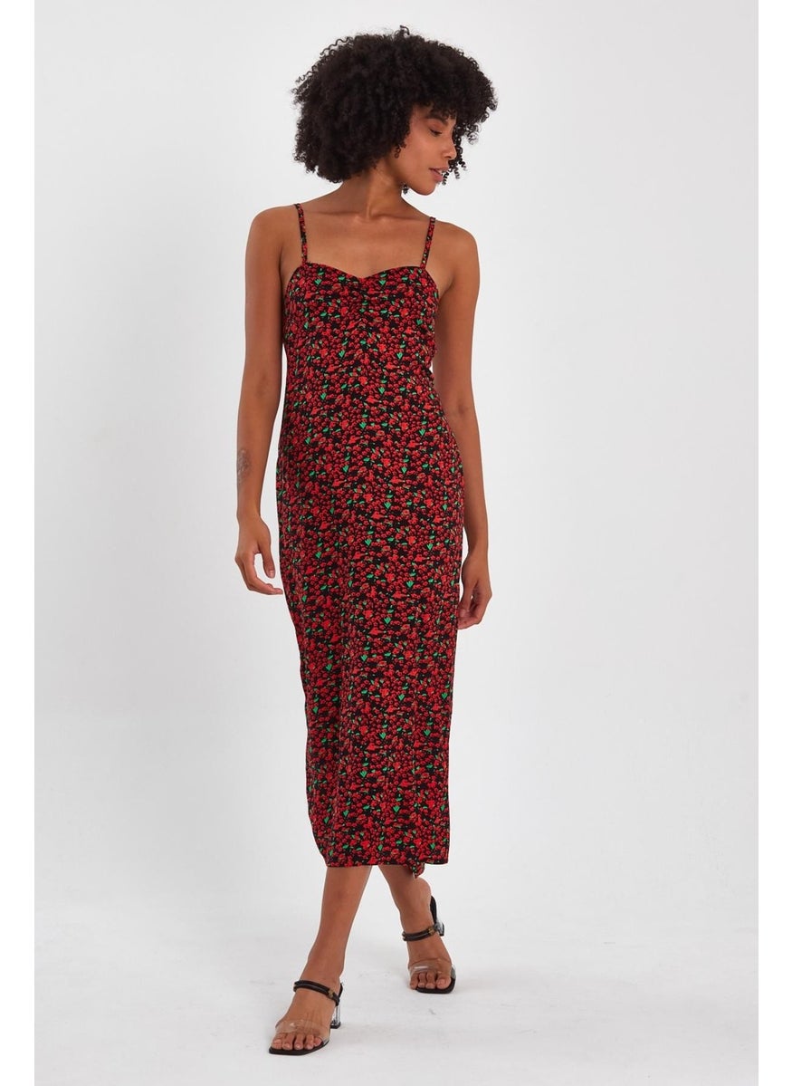Alexandergardı Backless Dress with Low-cut Slit (B23-0084)