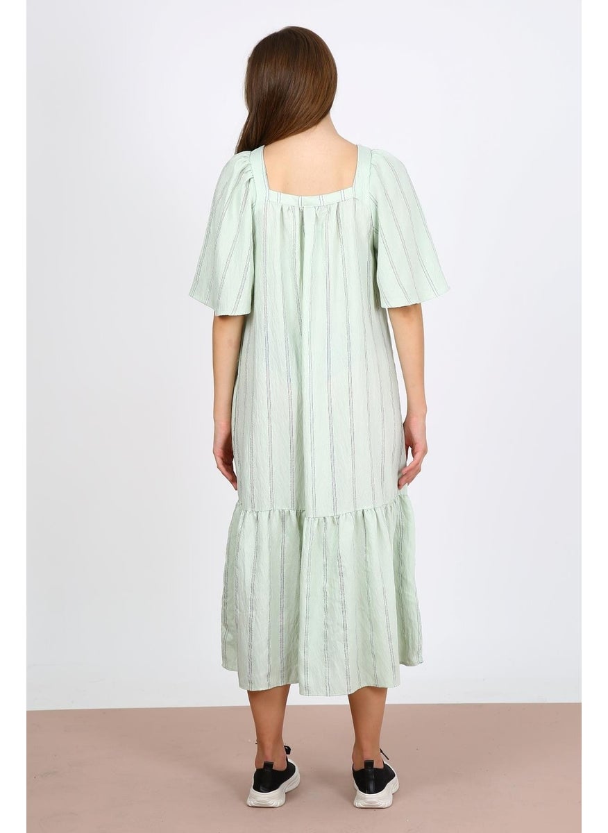 Alexandergardı Square Collar Dress (B21-42217)