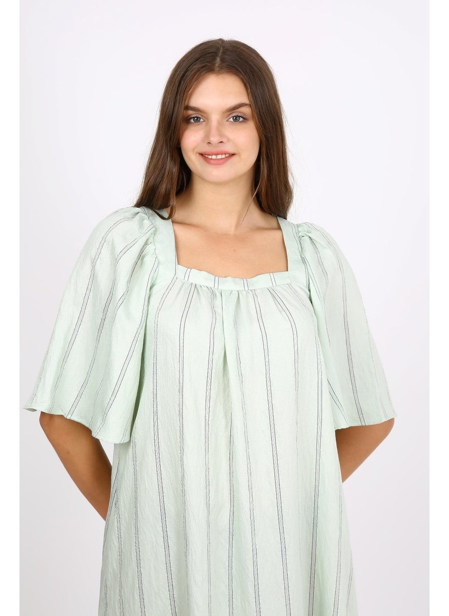 Alexandergardı Square Collar Dress (B21-42217)
