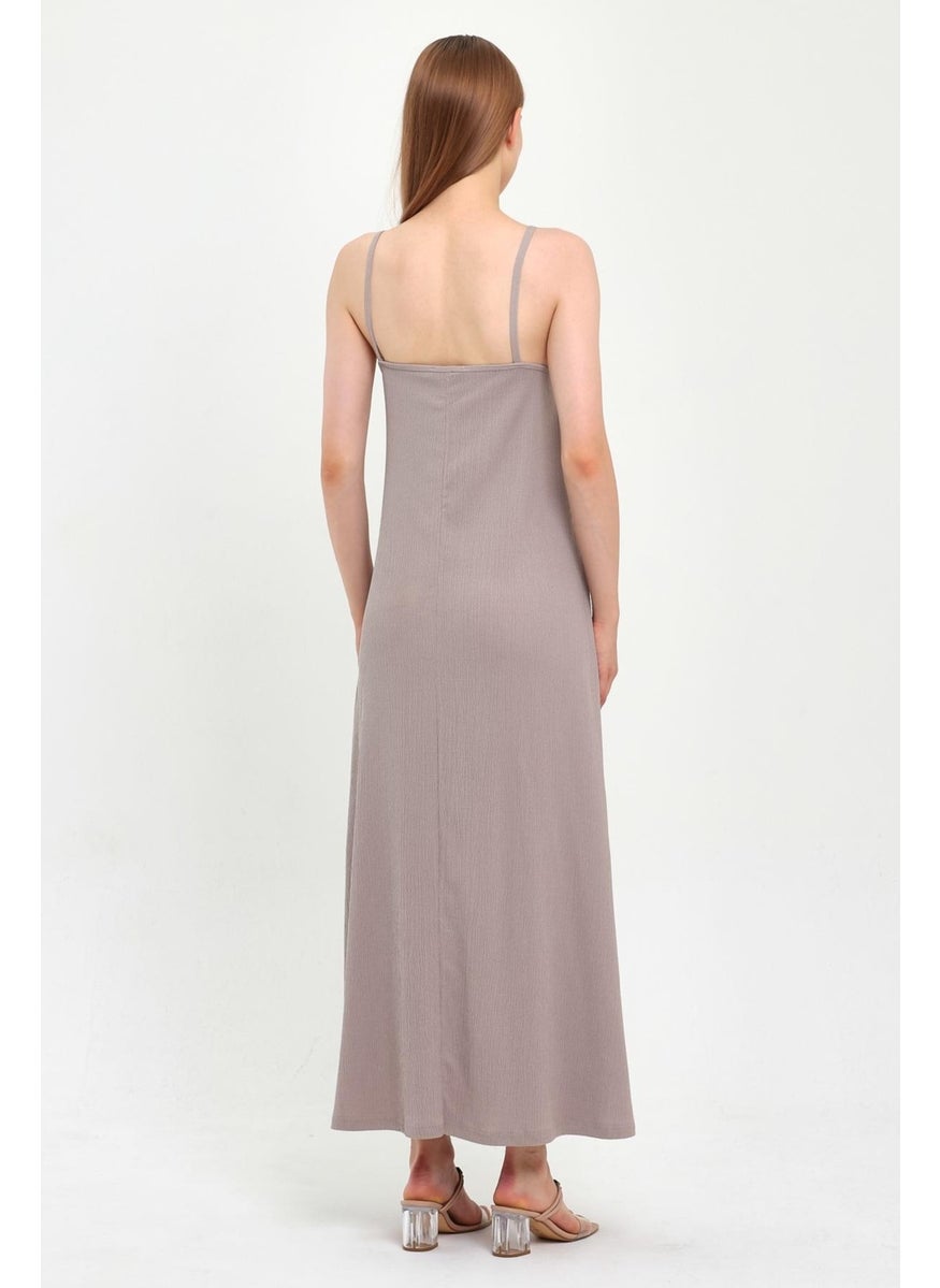 Alexandergardı Thin Strap Long Dress (B23-0052 02 B23-421)