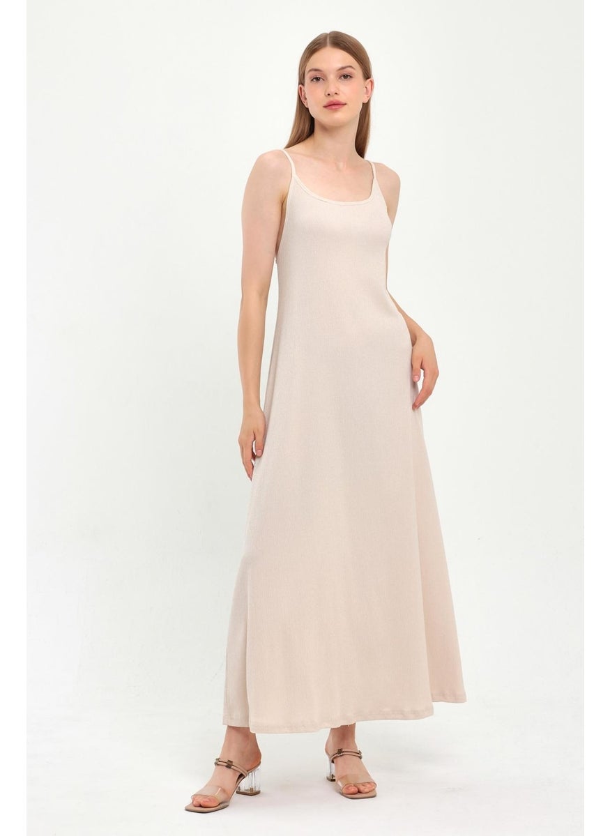 Alexandergardı Thin Strap Long Dress (B23-0052 02 B23-421)