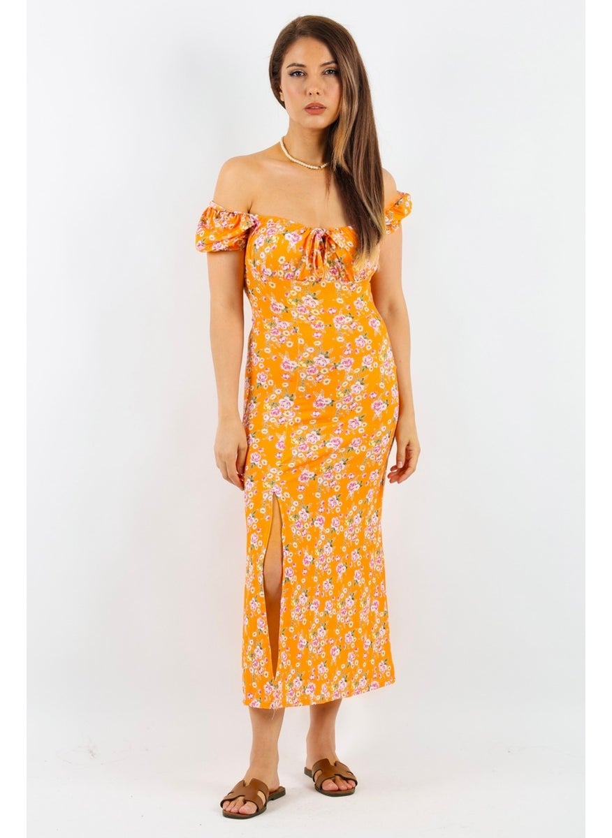 Floral Print Midi Dress