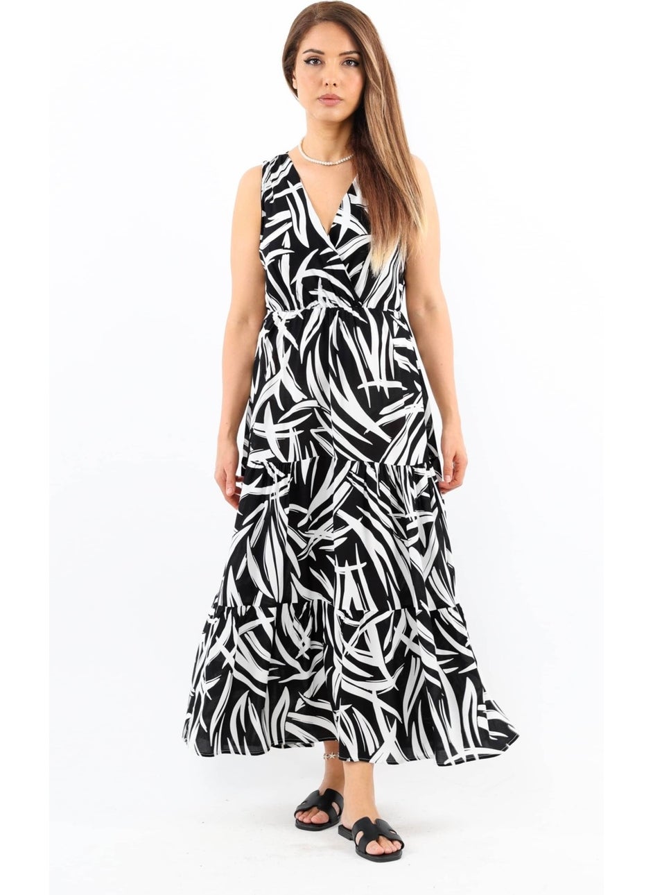 Printed Sleeveless Dress