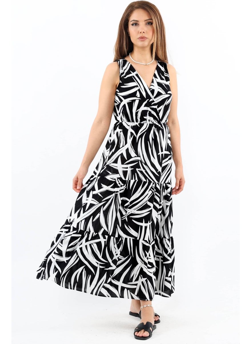 Printed Sleeveless Dress