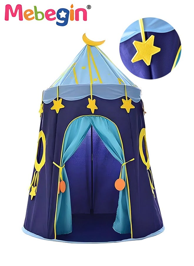 Kids Play Tent with Several Windows, Large Space Play House for Kids, Portable Tent for Indoor and Outdoor, Easy Installation, Suitable 2 Adults and 2 Kid, Ideal for Bedroom, Playroom or Basement, 1