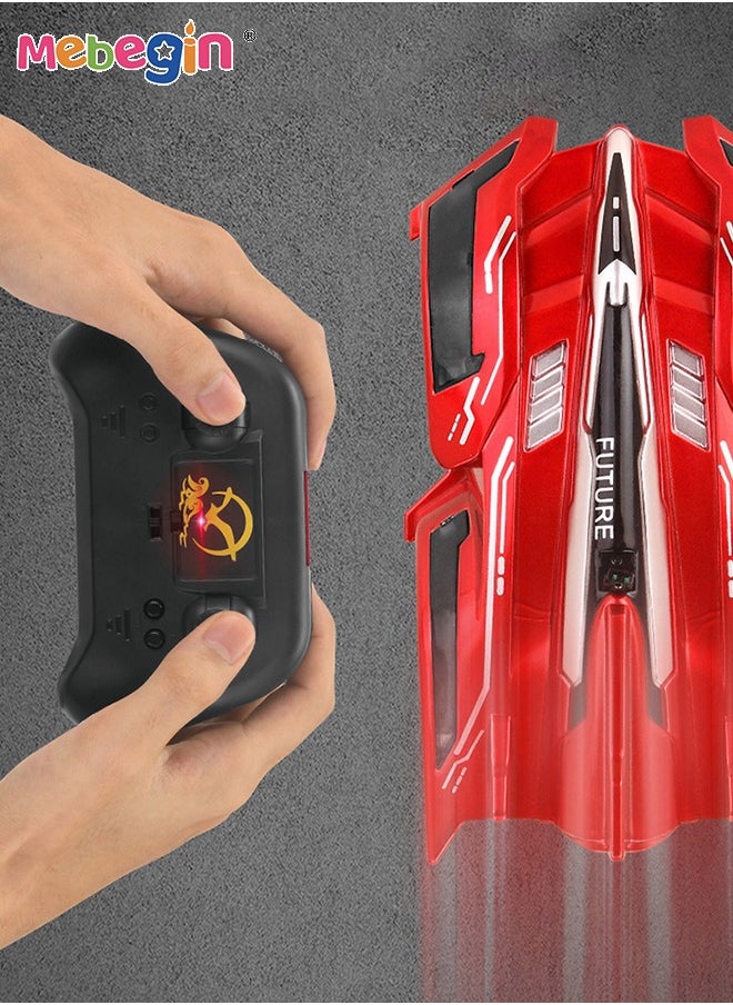 Remote Control Car Toy with Light and Music, 2.4 GHz Radio Control Drift Race Car 360° Rotation, RC Stunt Car, Suitable for Clibming Walls and Various Roads, Ideal Gift for Kids, 8.5*15*5.5cm