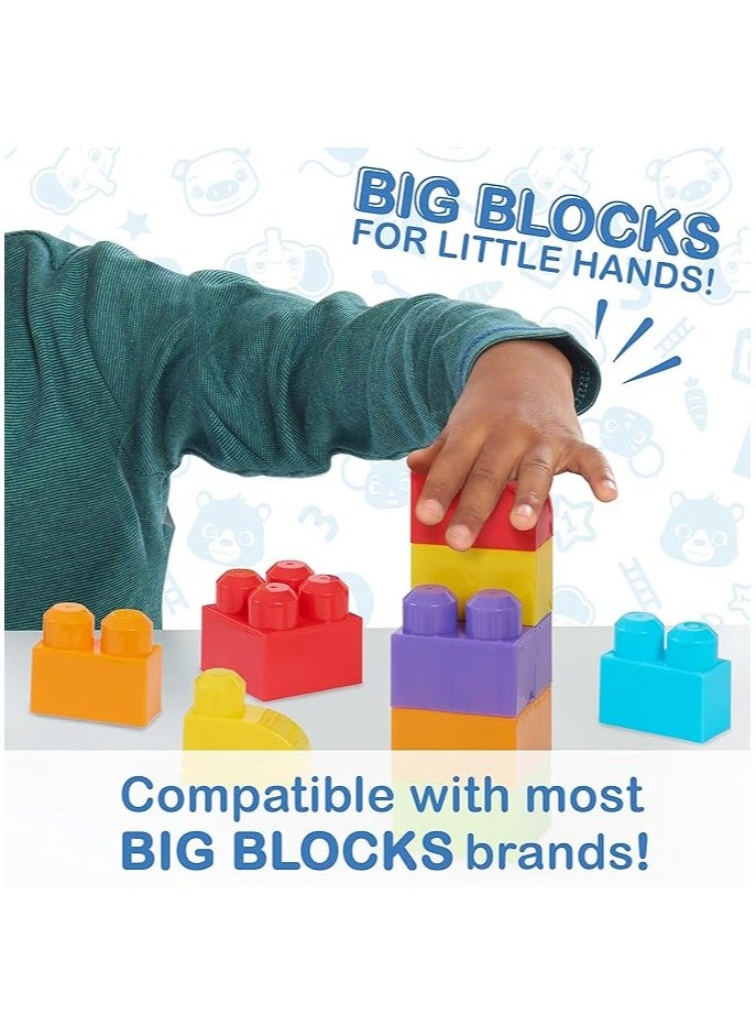Just Play CoComelon Stacking Train Building Block Set – 40 Pieces with JJ & TomTom Figures – Educational Color & Number Recognition,musical Toy set for Toddlers