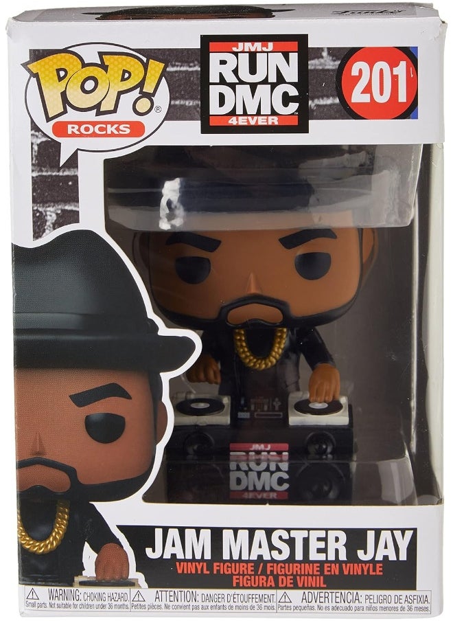 Funko Pop! Rocks: Run-Dmc-Jam Master Jay, Action Figure