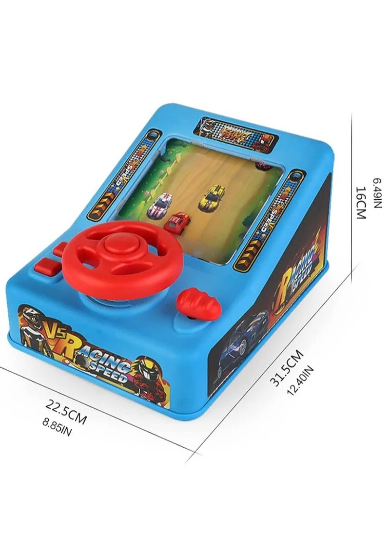 Toy Steering Wheel, Breakthrough Big Adventure Electric Sports Simulation Drive Toy Racing Game Machine, 11 Different Levels, Exciting Acceleration and Sound Effects