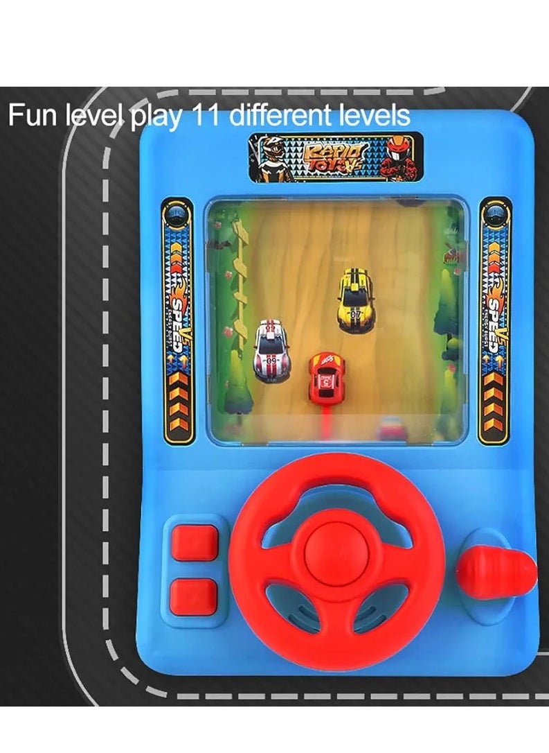 Toy Steering Wheel, Breakthrough Big Adventure Electric Sports Simulation Drive Toy Racing Game Machine, 11 Different Levels, Exciting Acceleration and Sound Effects