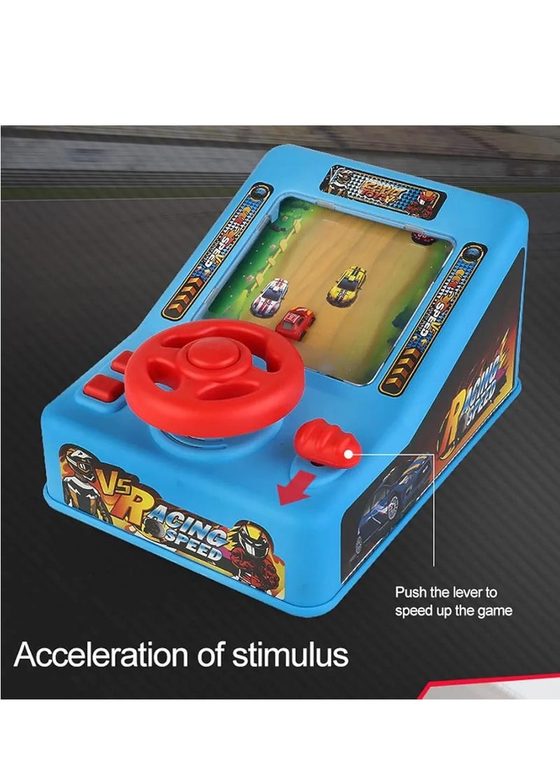 Toy Steering Wheel, Breakthrough Big Adventure Electric Sports Simulation Drive Toy Racing Game Machine, 11 Different Levels, Exciting Acceleration and Sound Effects