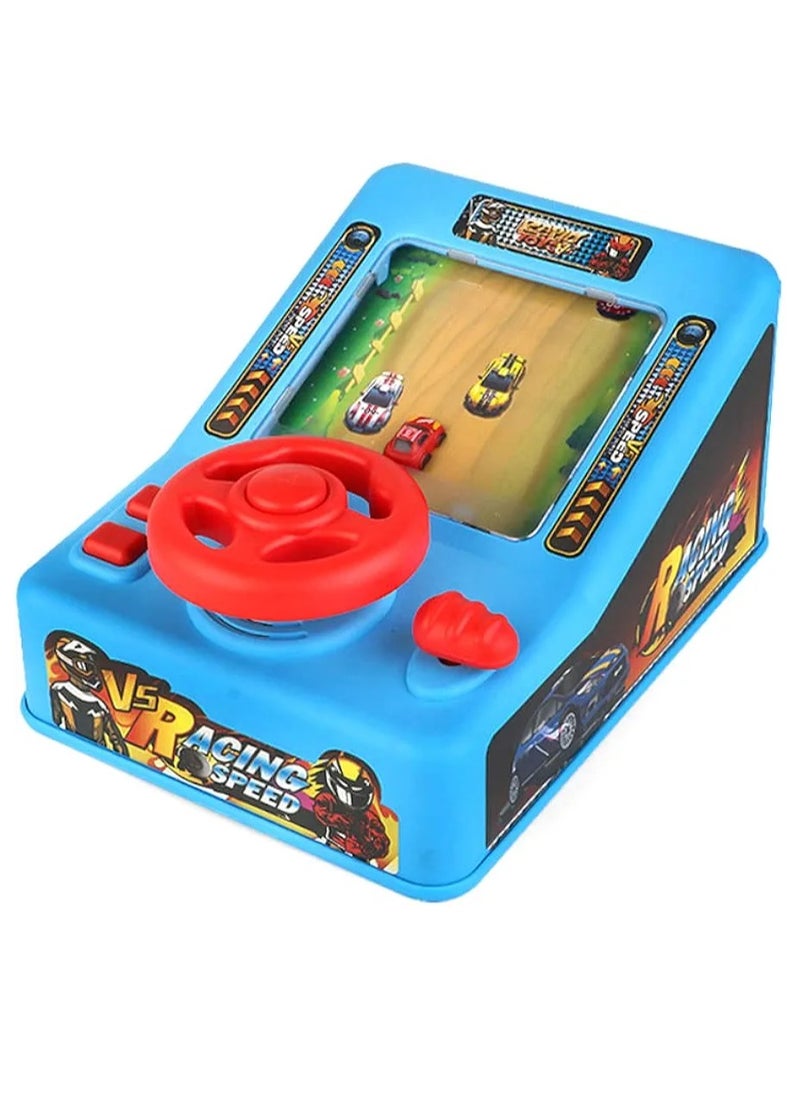 Toy Steering Wheel, Breakthrough Big Adventure Electric Sports Simulation Drive Toy Racing Game Machine, 11 Different Levels, Exciting Acceleration and Sound Effects