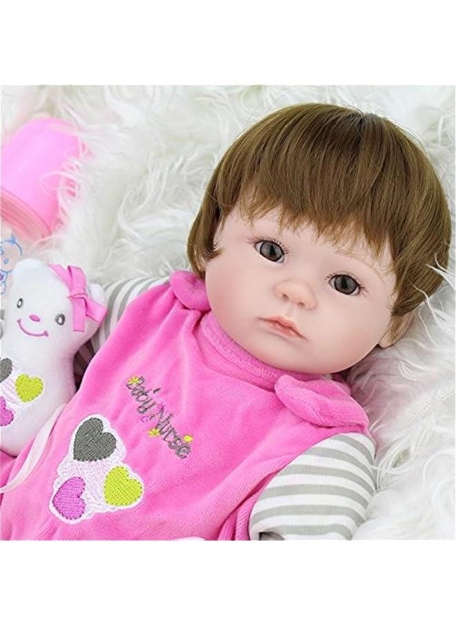 16inch Rare Truly Collectible Soft Reborn Baby Boy Girl Dolls Look Real