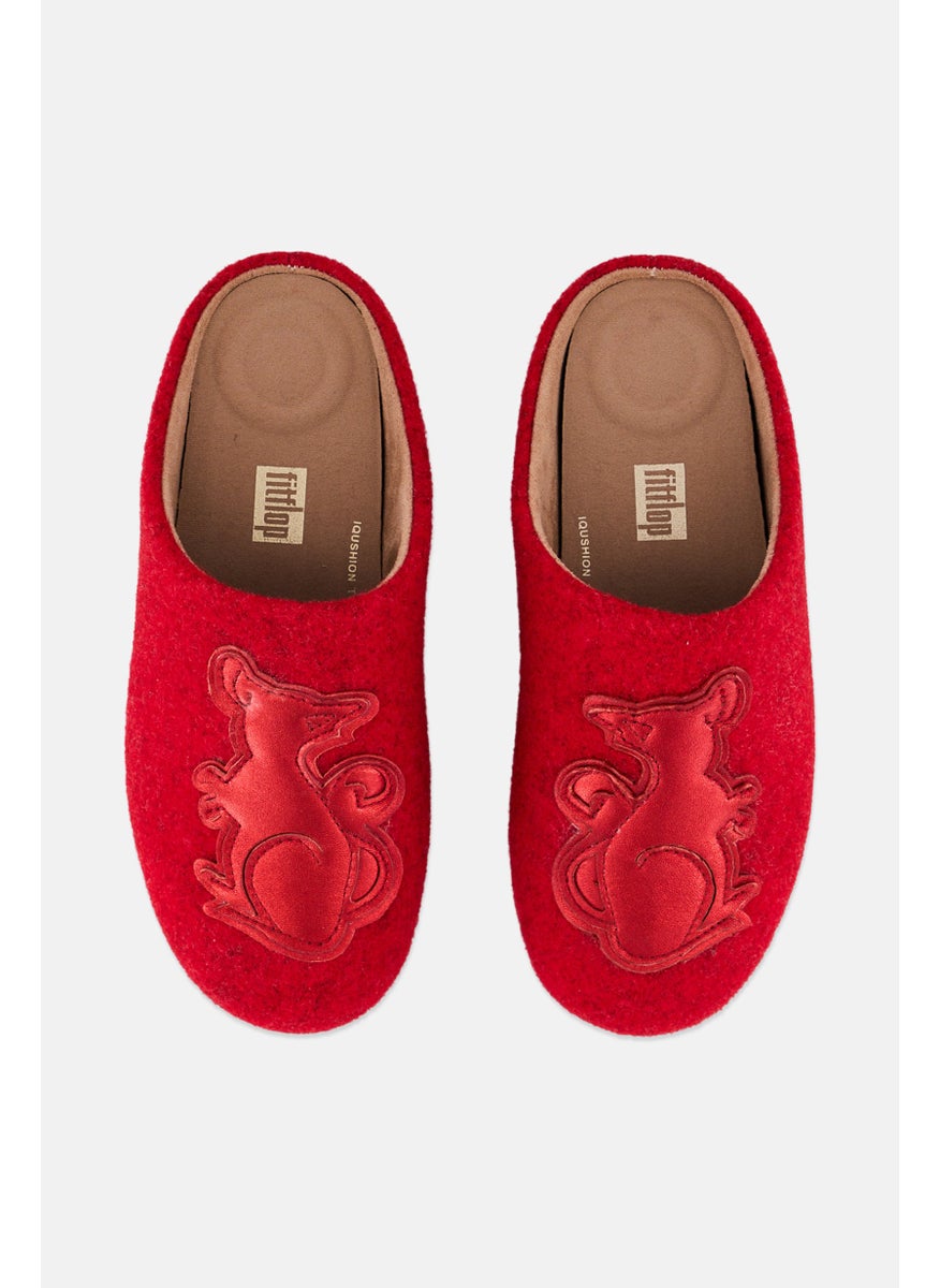 Women Chrissie Slip On Clog, Red
