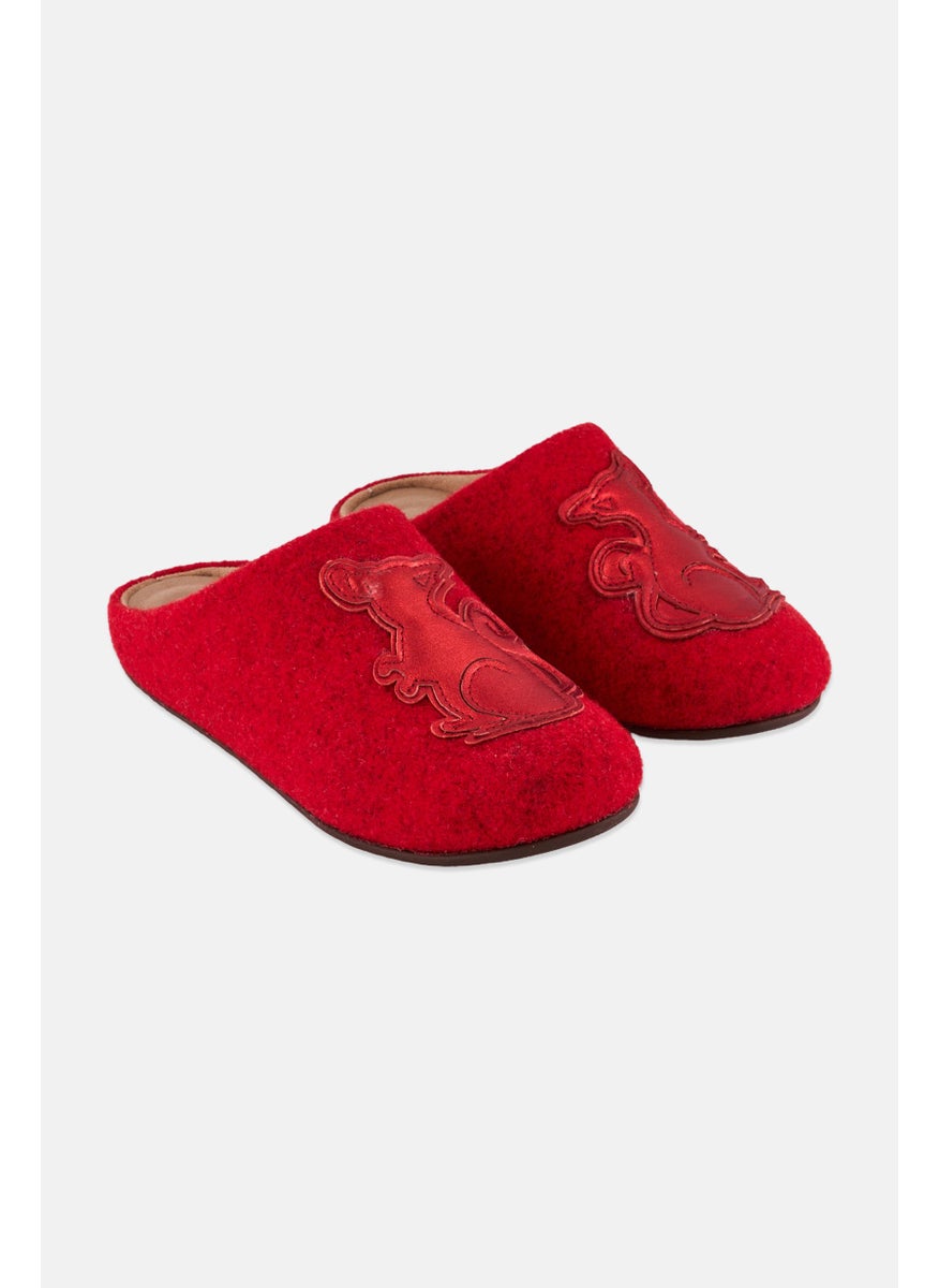Women Chrissie Slip On Clog, Red