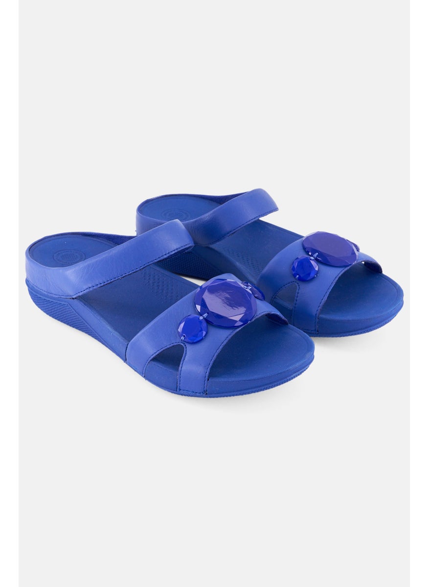 Women Luna  Pop Slide, Blue