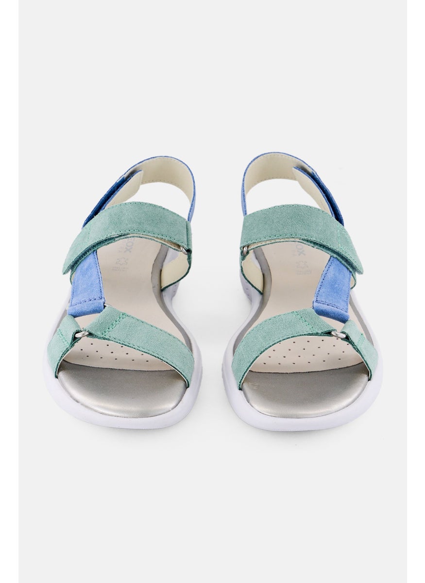 Women Velcro Closure Sandal, Multicolor