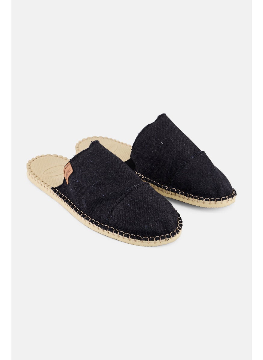 Women Preto Slip On Mules, Black
