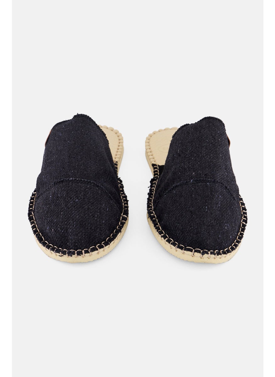 Women Preto Slip On Mules, Black