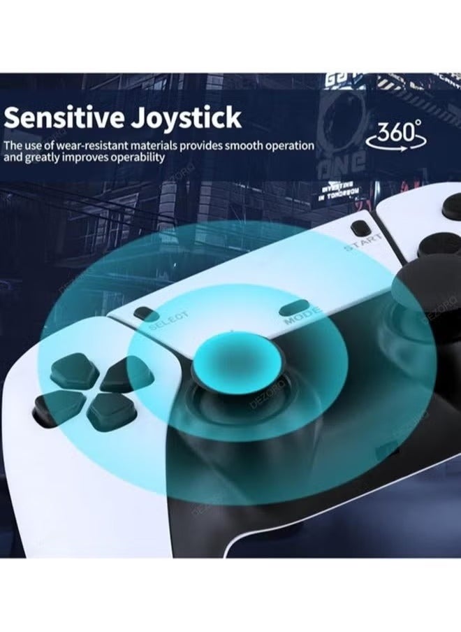 Wireless Retro Game Console with 4K Output, 20+ Built-In Emulators, 64GB Storage, 20,000+ Preloaded Games, Plug and Play Design, and 2.4G Wireless Controllers for Classic Gaming Fun