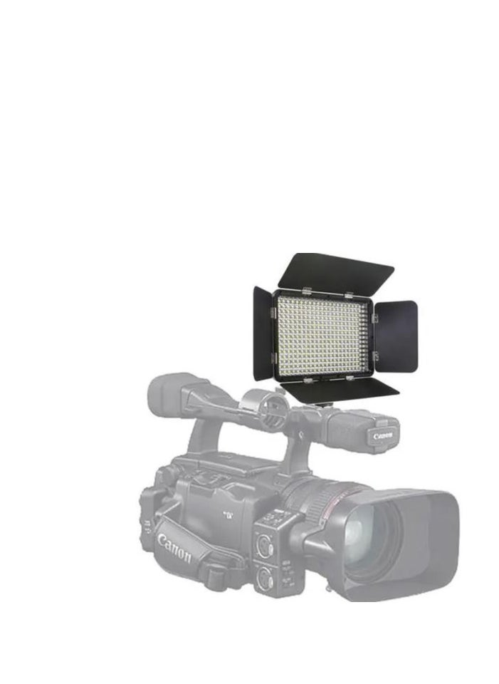 PROMAGE PRO LED 600 On-Camera Video Light Kit for DSLR & Camcorders with 600 LEDs, 3200K–6500K Color Dial & Adjustable Brightness