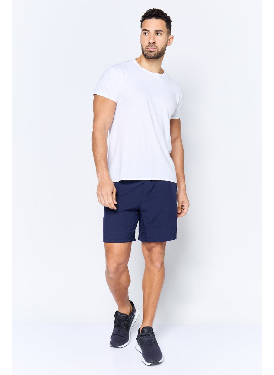 Men Sportswear Fit 7 Inseam Training Shorts, Navy