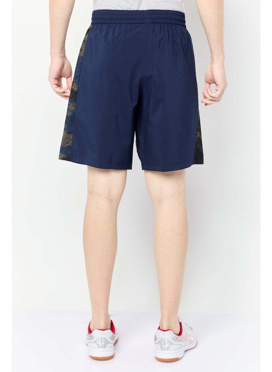 Men Sportswear Fit Brand Training Shorts, Navy
