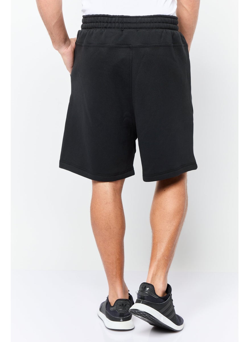 Men Sportswear Fit Outdoor Shorts, Black