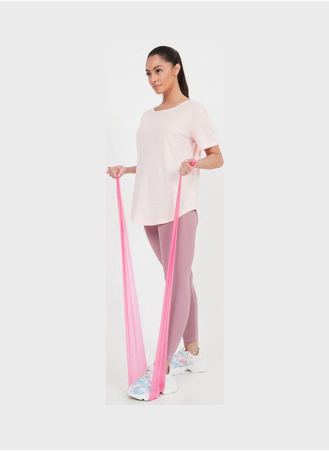 T-Shaped Mesh Back Panel Active Top