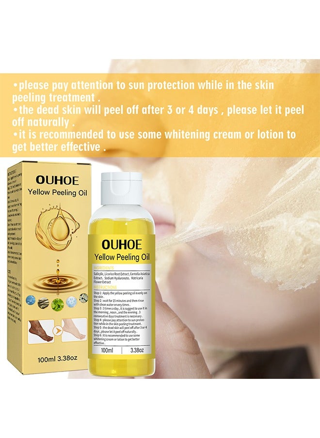 Peeling Oil Super Strength Exfoliating Dark Skin for Body, Cleansing and Moisturizing 100ml