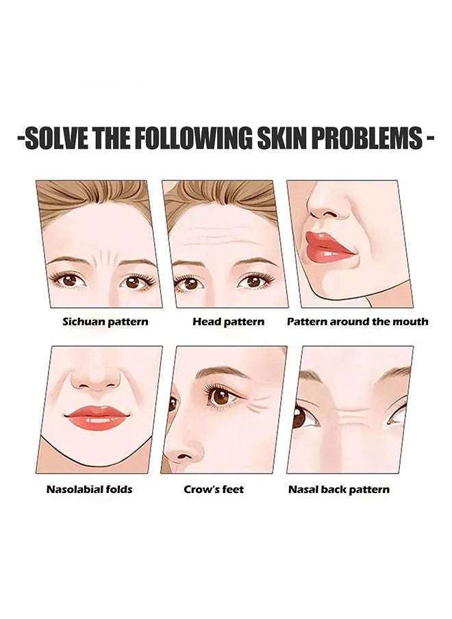 16 Pcs Face Wrinkle Patches, Forehead Wrinkle Patches, Face Tape for Wrinkles, To Reduce Fine Wrinkles,Anti Wrinkle Facial Patches Overnight To Smooth Eye, Mouth, Forehead Wrinkles