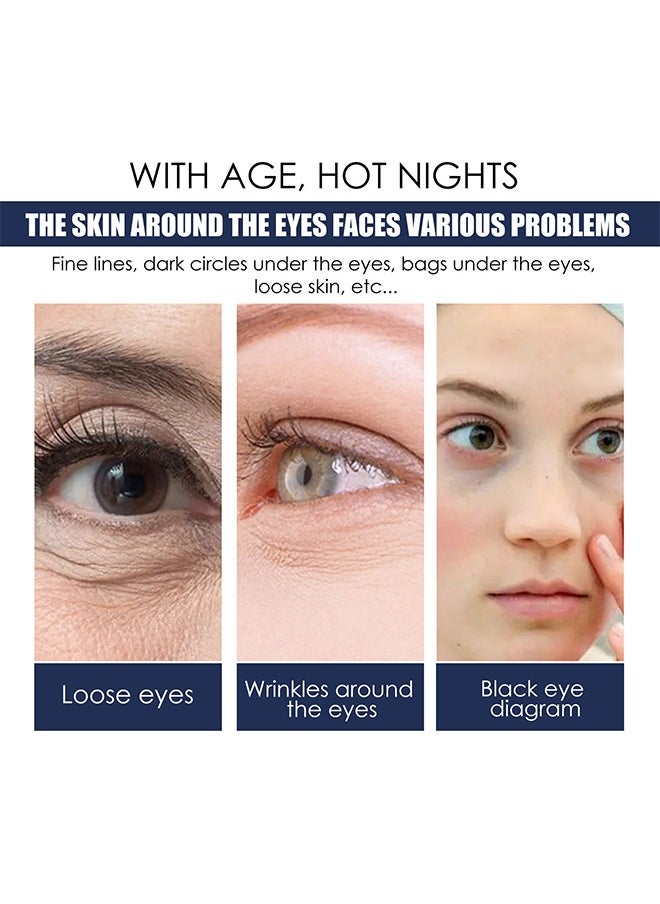 Nourishing Eye Serum ,Rapid Reduction Eye Serum - Anti Aging Serum Visibly Reduces Under-Eye Bags, Wrinkles, Dark Circles, Fine Lines & Crow's Feet Instantly