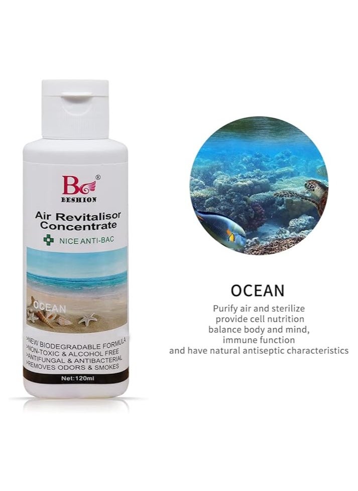 Ocean 120ML - Beshion Air Revitalisor Concentrate Water-Soluble Drops For Humidifier