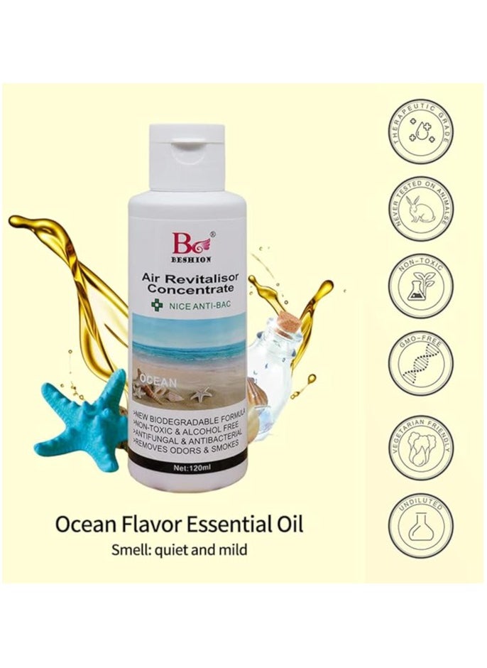 Ocean 120ML - Beshion Air Revitalisor Concentrate Water-Soluble Drops For Humidifier