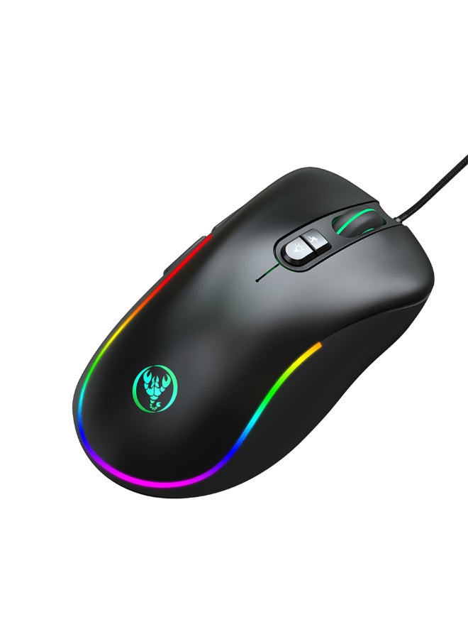 Wired RGB Gaming Mouse Black