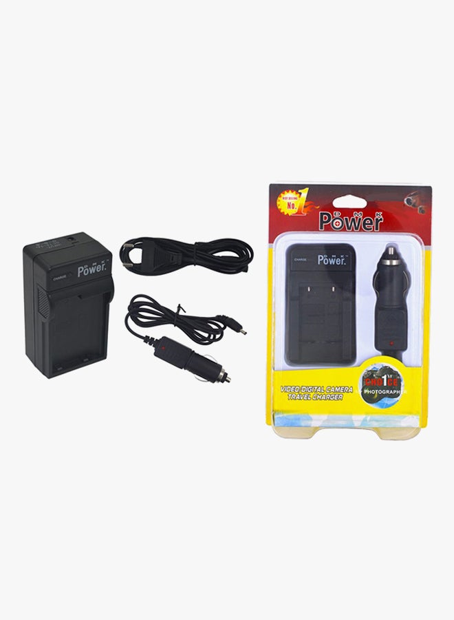 NP-FH50 Battery Charger For Sony HC7/SX44/TG5/TG1/A230/A330/A380/UX-20 Black