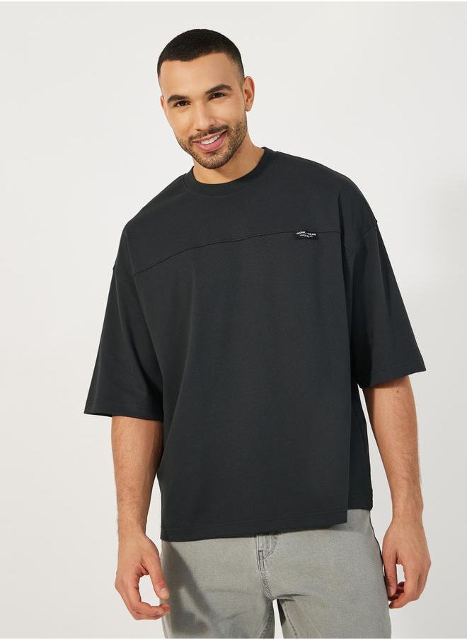 Boxy Fit Insert Label T-Shirt