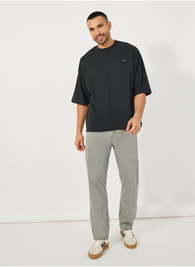 Boxy Fit Insert Label T-Shirt