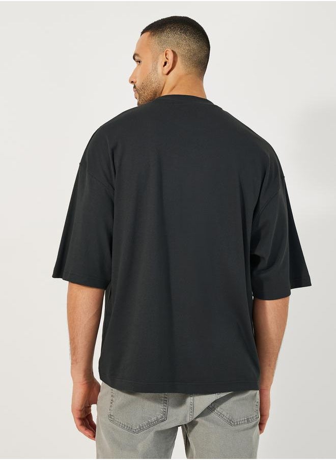 Boxy Fit Insert Label T-Shirt
