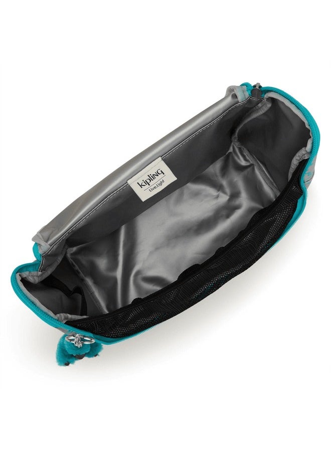 New Kichirou Metallic Palm Large Lunch Bag With Trolley Sleeve