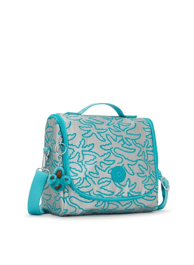 New Kichirou Metallic Palm Large Lunch Bag With Trolley Sleeve